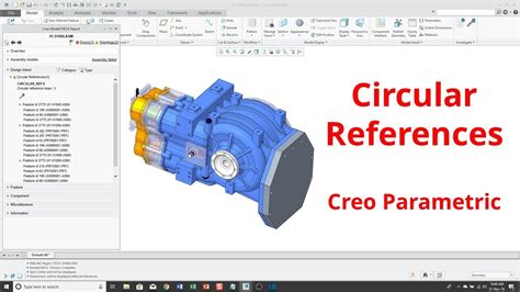 Creo Parametric Circular References Part 1 Top Down Design Youtube