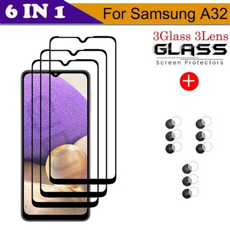 Tempered Glass For Samsung Galaxy A32 Screen Protector Explosion proof Glass For Samsung A32 ...