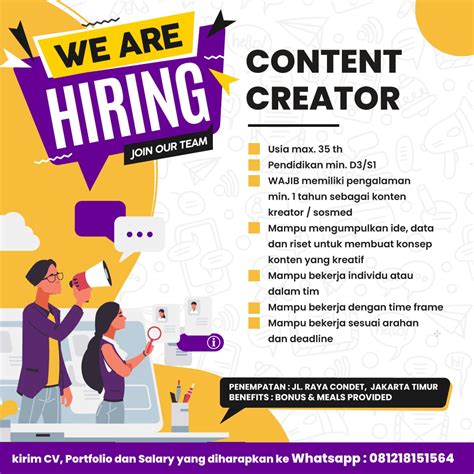 Lowongan Kerja Content Creator Homecare