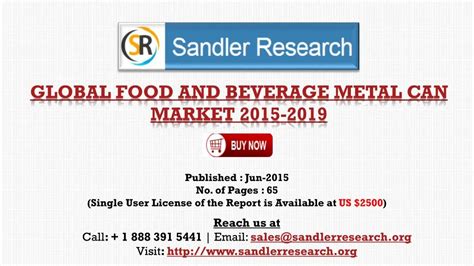 Ppt Global Food And Beverage Metal Can Industry Market Si