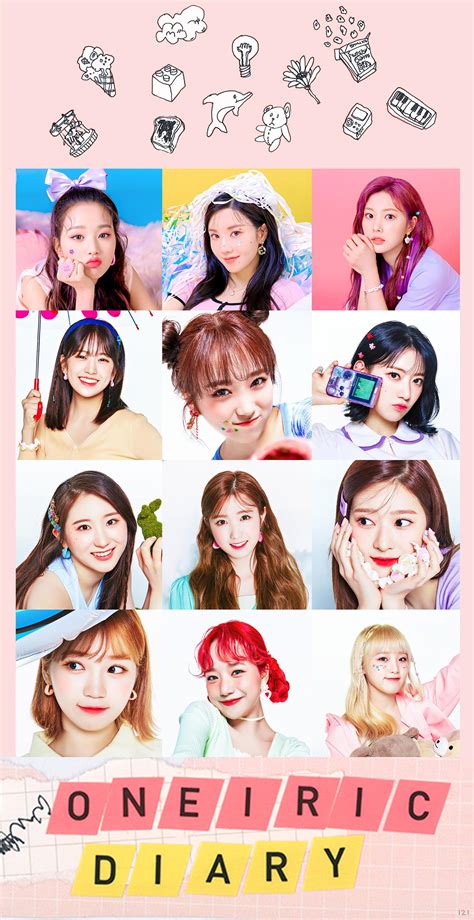 200603 Izone Oneiric Diary ‘diary Version Phone Wallpaper Izone