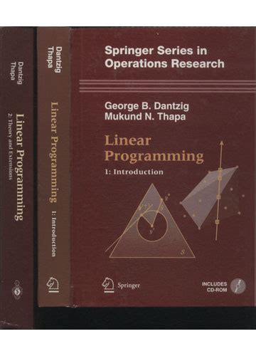 Sebo Do Messias Livro Linear Programming 2 Volumes Introduction