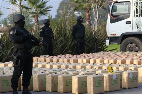 Saisie de près de 10 tonnes de résine de cannabis dans les environs d