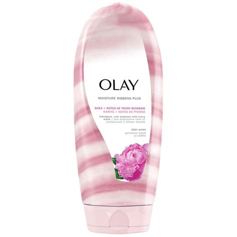 Olay Ribbons Moisture Ribbons Plus Body Wash Shea Butter Peony