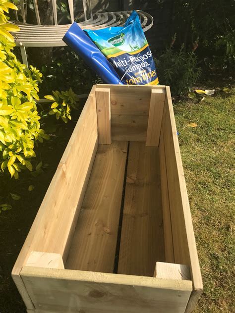 Wooden Garden Planter Veggie Planter We Are Delighted To Etsy UK