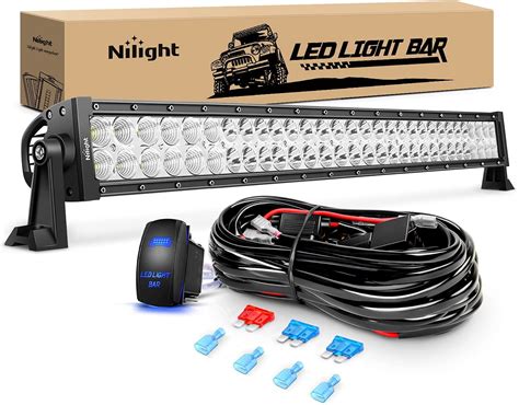 Nilight Barra De Luz Led De Pulgadas W Combo De Luces Led