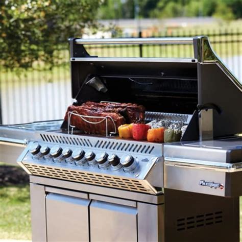 Barbecue gaz Napoléon Prestige Pro 665 SIBPSS 5 brûleurs 1 latéral