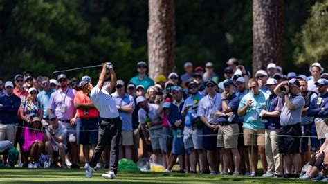 Xander Schauffele Of The United States Plays A Stroke From The No