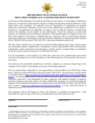 Florida Drug Free Workplace Acknowledgment Of Receipt Fill Out Sign