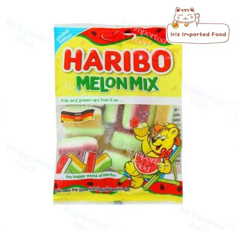 ฮาริโบ เยลลี่เมล่อนมิกซ์ Haribo Melonmix Watermelonmelon 80g