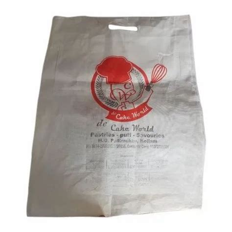 White Printed D Cut Non Woven Bag Packaging Type Packet Capacity