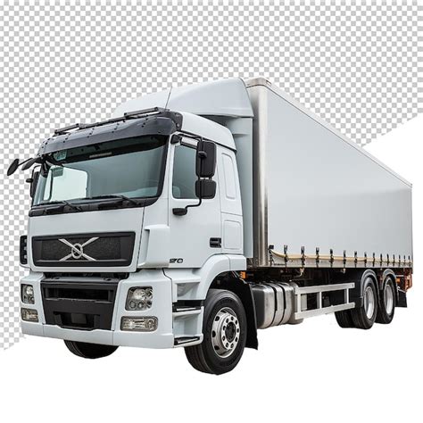 Premium PSD PSD Logistics Truck On Transparent Background