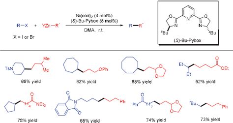 Figure 5 From Advances On Nickel Catalyzed C Sp3 C Sp3 Bond Formation