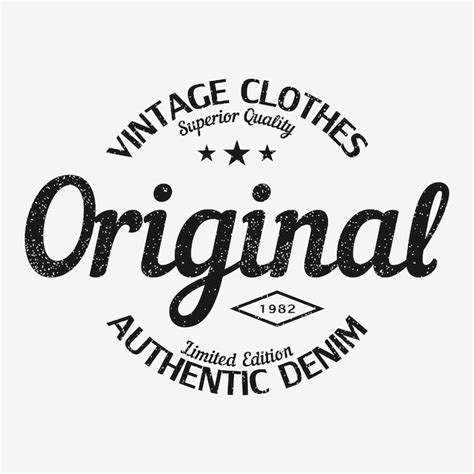 Premium Vector Original Tshirt Print Vintage Clothes Design With