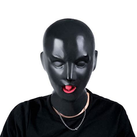 Amazon De Healifty Sex Maske Bdsm Maske Lustige Latex Mund Plug Nase