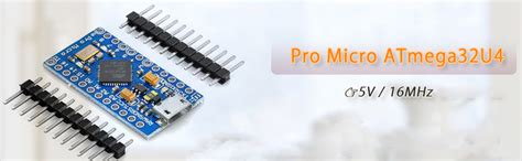 Amazon Diymore Arduino Pro Micro 16MHz 5V With 2 Row Pins Header