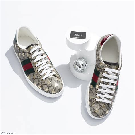 GUCCI ACE GG SUPREME BEES SNEAKER 24cara