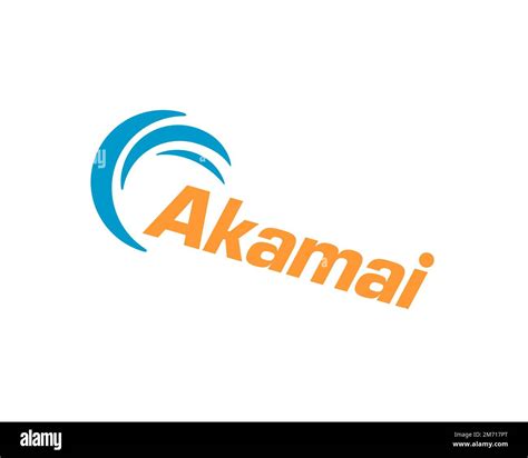 Akamai Technologies, rotated logo, white background B Stock Photo - Alamy