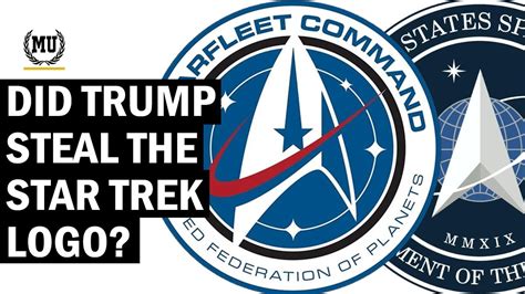 Did Space Force Copy The Starfleet Logo From Star Trek Youtube