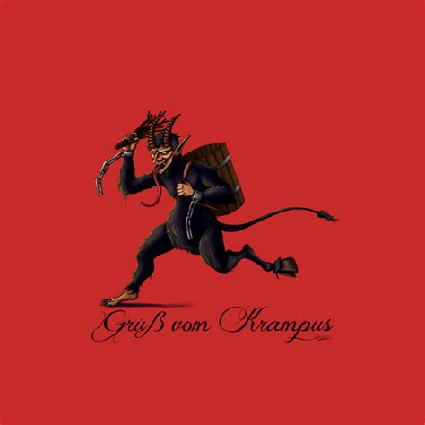 Grus Vom Krampus Krampus T Shirt Teepublic