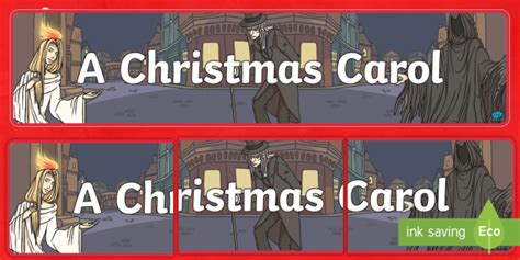 A Christmas Carol Display Banner