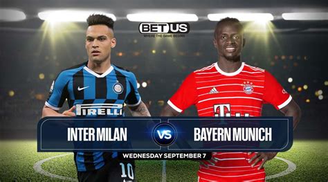 Inter Milan Vs Bayern Munich Predictions Stream Picks