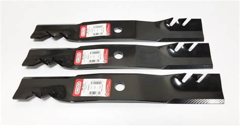 Set Of 3 Gator 3 In 1 Mulching Blades Compatible With John Deere M115495 M113517 M76466 Amc