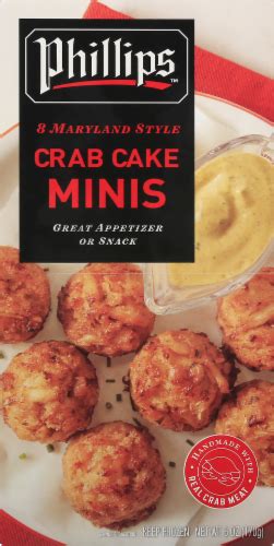 Phillips Maryland Style Crab Cake Minis 8 Ct 6 Oz Kroger