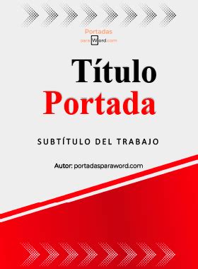 Portadas Para Informes Worddescargar Gratis