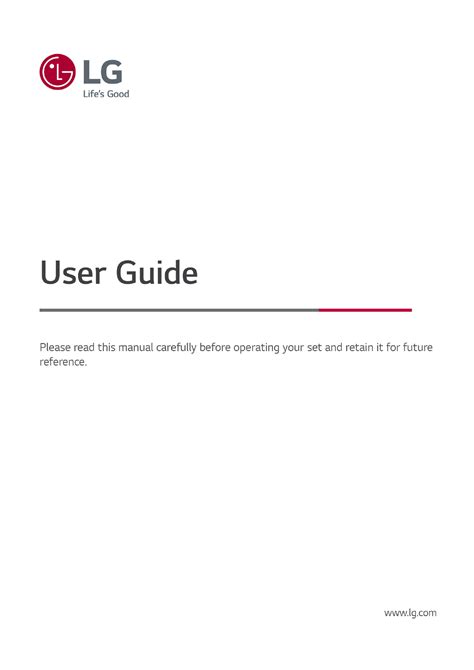 User Manual Lg Oled48c24la English 163 Pages