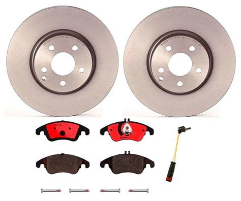 Mercedes Brakes Kit Brembo Pads And Rotors Front 322mm Ceramic