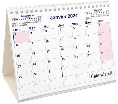 Calendrier De Bureau X Cm Bo Tes Pour La Maison De Bureau Et