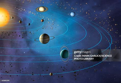 Orbits Of Planets In The Solar System High-Res Vector Graphic - Getty ...