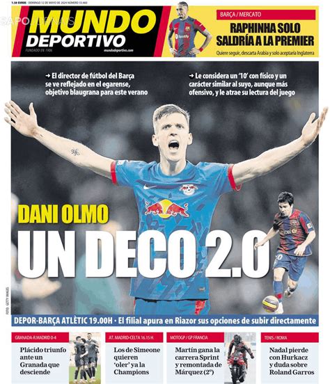 Mundo Deportivo Mai Jornais E Revistas Sapo Pt Ltima