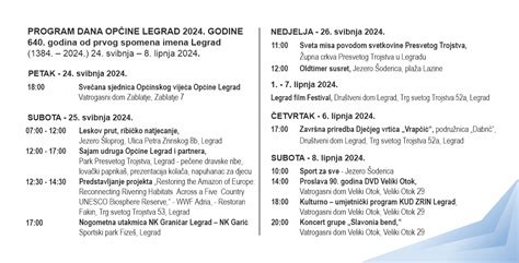 Općina Legrad povodom svoga dana pripremila je bogat program od sporta