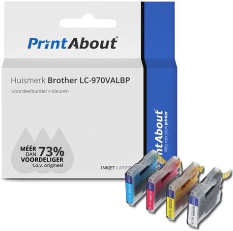 Printabout Inktcartridge Alternatief Voor De Brother Lc Bk