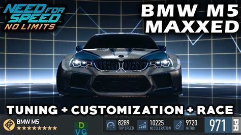 Nfs No Limits Bmw M Maxxed Tuning Customization Race Youtube