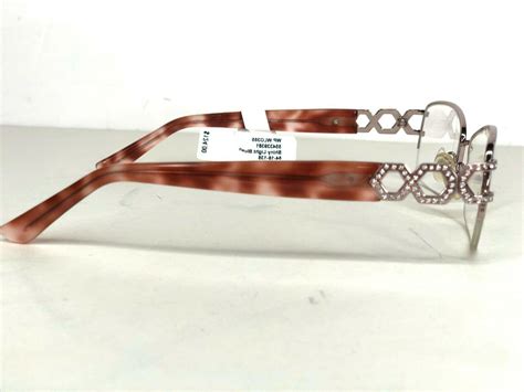 New Luxe Eyewear Swarovski Crystal Wl0355 Blush Eyeglasses