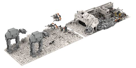 15 000 Piece Build Of The Battle Of Hoth And Echo Base R Legostarwars