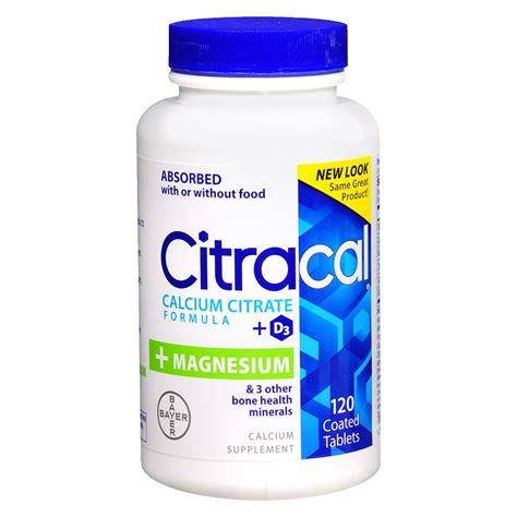 Citracal Calcium Citrate With Vitamin D Plus Magnesium Coated Tablets Walgreens