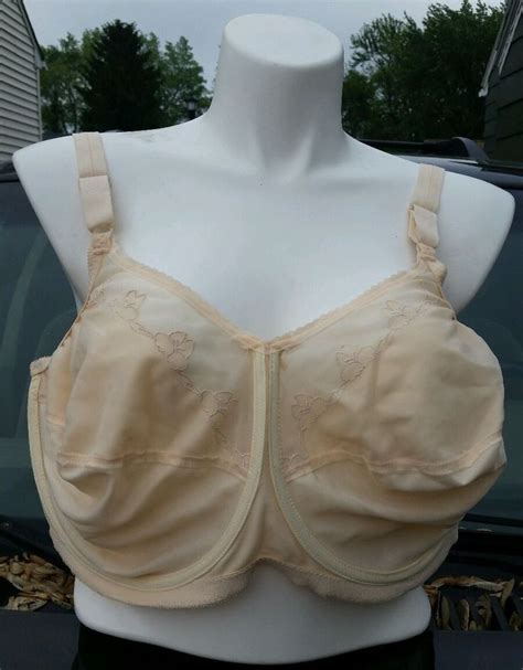 Bali Signature Flower Bra Style 0180 Bg Beige Underwire New Wtags