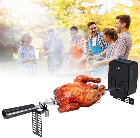 Bbq Grillspie Set Edelstahl Rotisserie Drehspie Spie Mit Motor