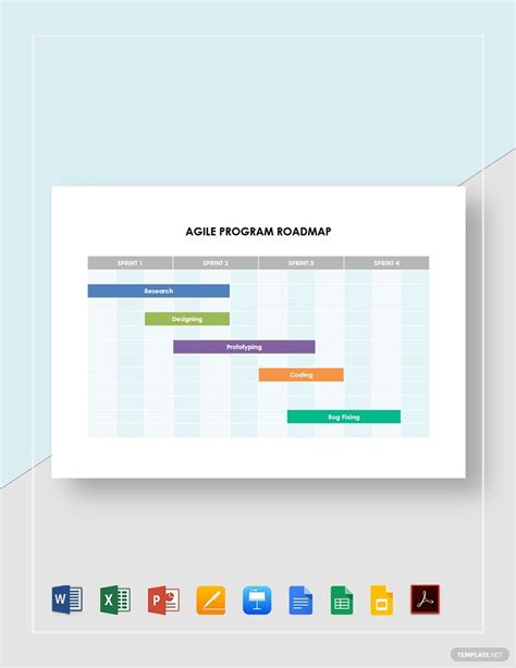 Agile Project RoadMap Template