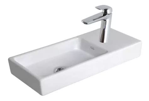 Bacha Rectangular De Apoyar Ferrum Tori Toilette Xl L322k