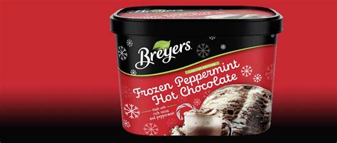 Breyers Serves Frozen Peppermint Hot Chocolate Ice Cream this Winter ...