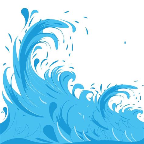 Blue Water Sea Waves Background Blue Ocean A Blue Wave With The Word