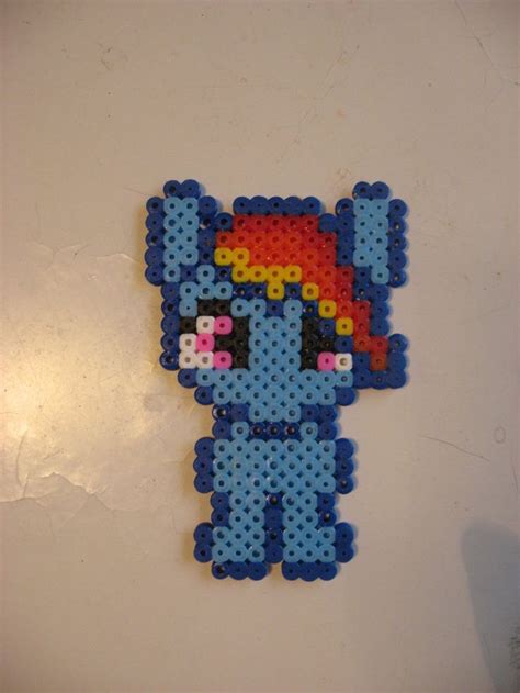 Hama Bead Rainbow Dash By Twilightberry On Deviantart Rainbow Dash