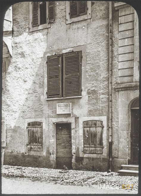 Maison de Jean Jacques Rousseau Genève Victor RISTON 1907 Fiche