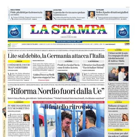 Le Prime Di Copertina Dei Gionali Rassegna Stampa In Pdf Pdf Docdroid