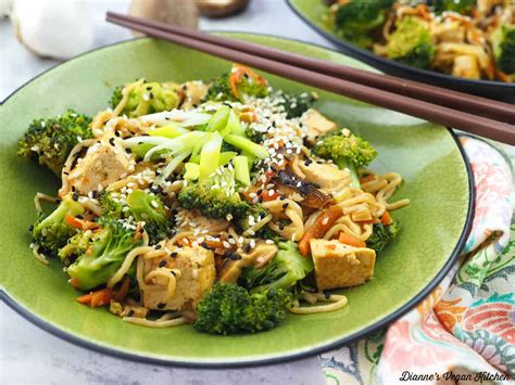 Easy Tofu and Shirataki Noodle Stir-Fry – Dianne's Vegan Kitchen